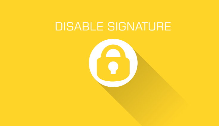 Disable Signature Verification Android
